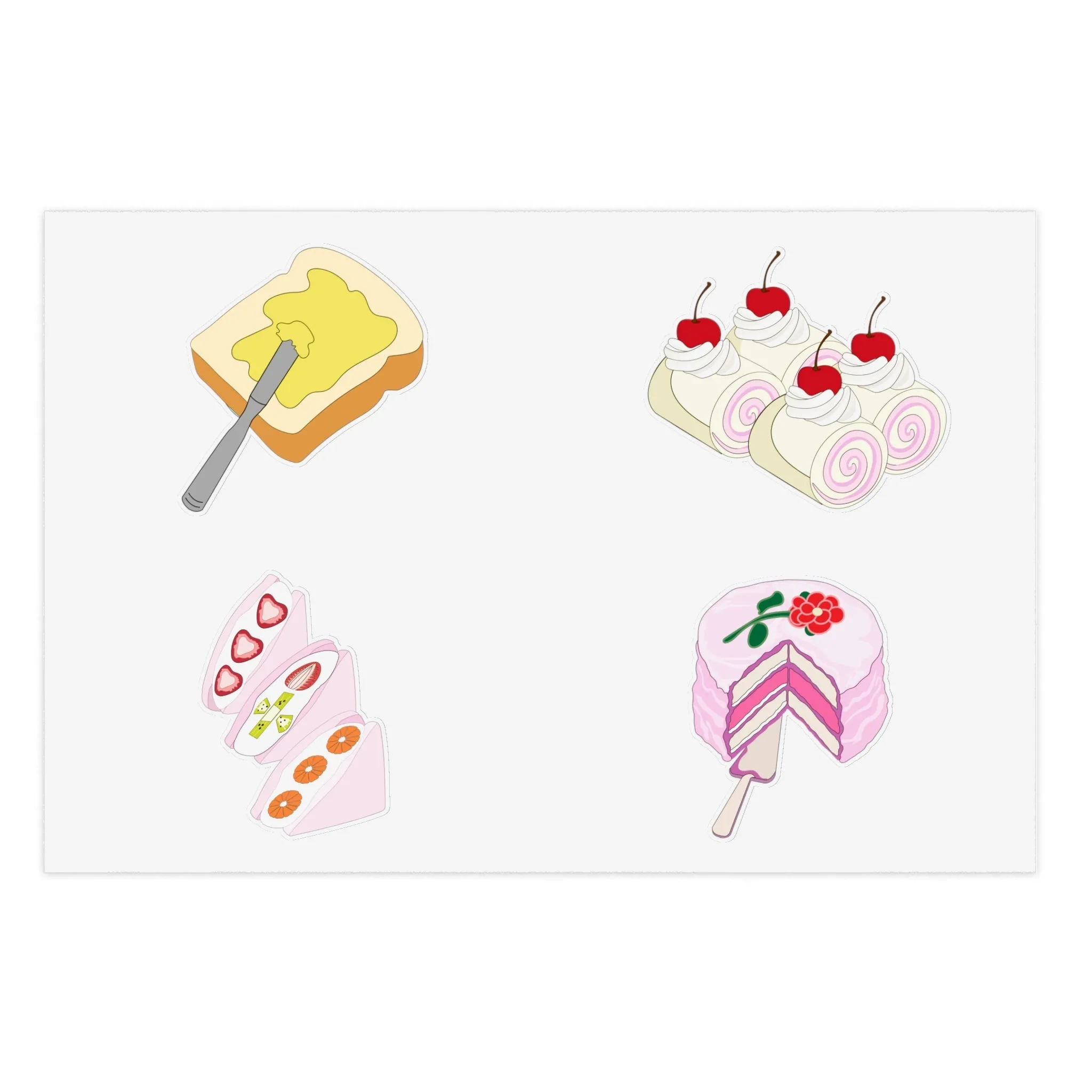 kawaii Brunch Sticker Set