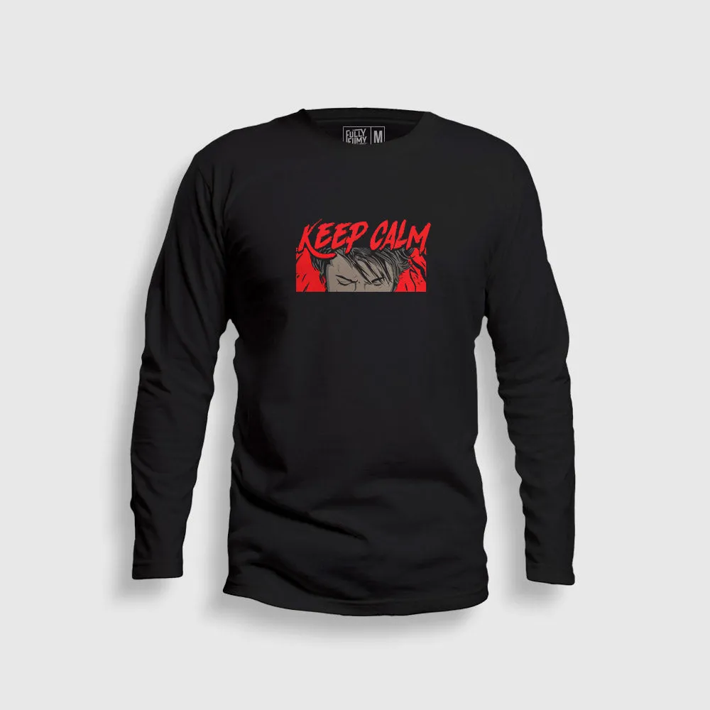 Keep Calm: Eyes Full Sleeve T-Shirt