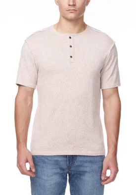 Kitfom Men's Short Sleeve Top in Beige - BM24132