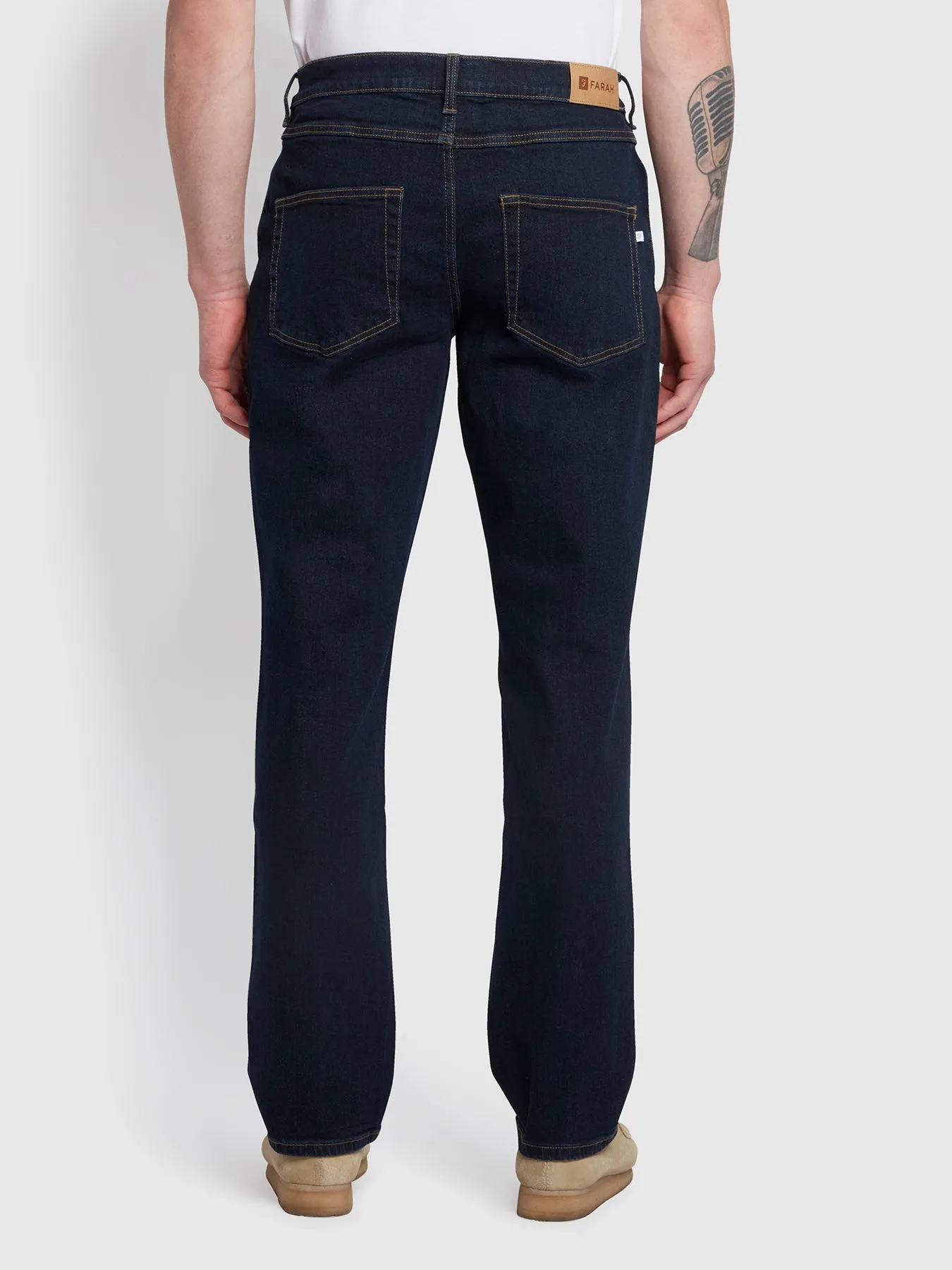 Lawson Regular Fit Stretch Jeans In Rinse Denim