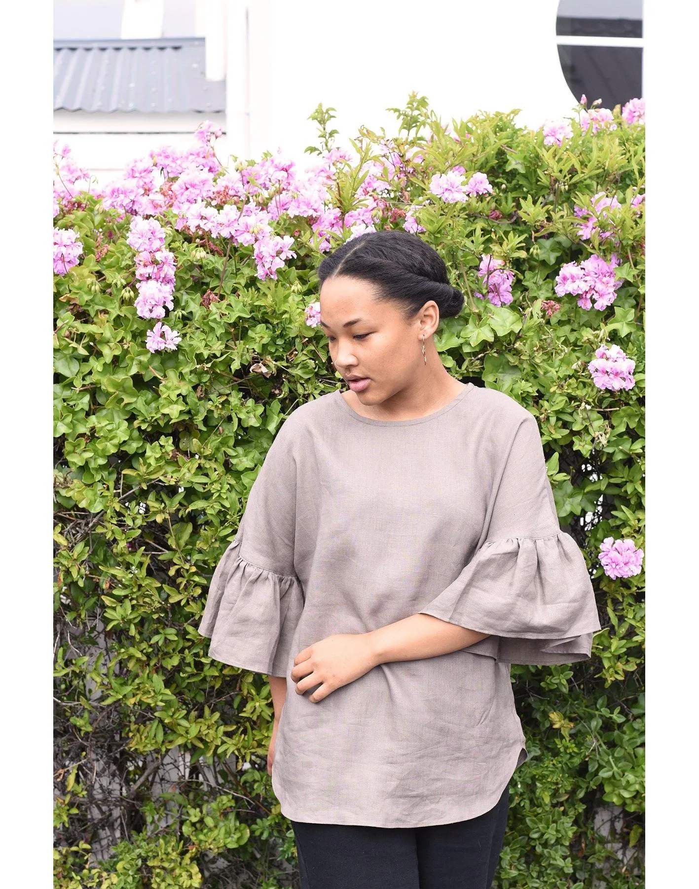 Liia Blouse Light Sand