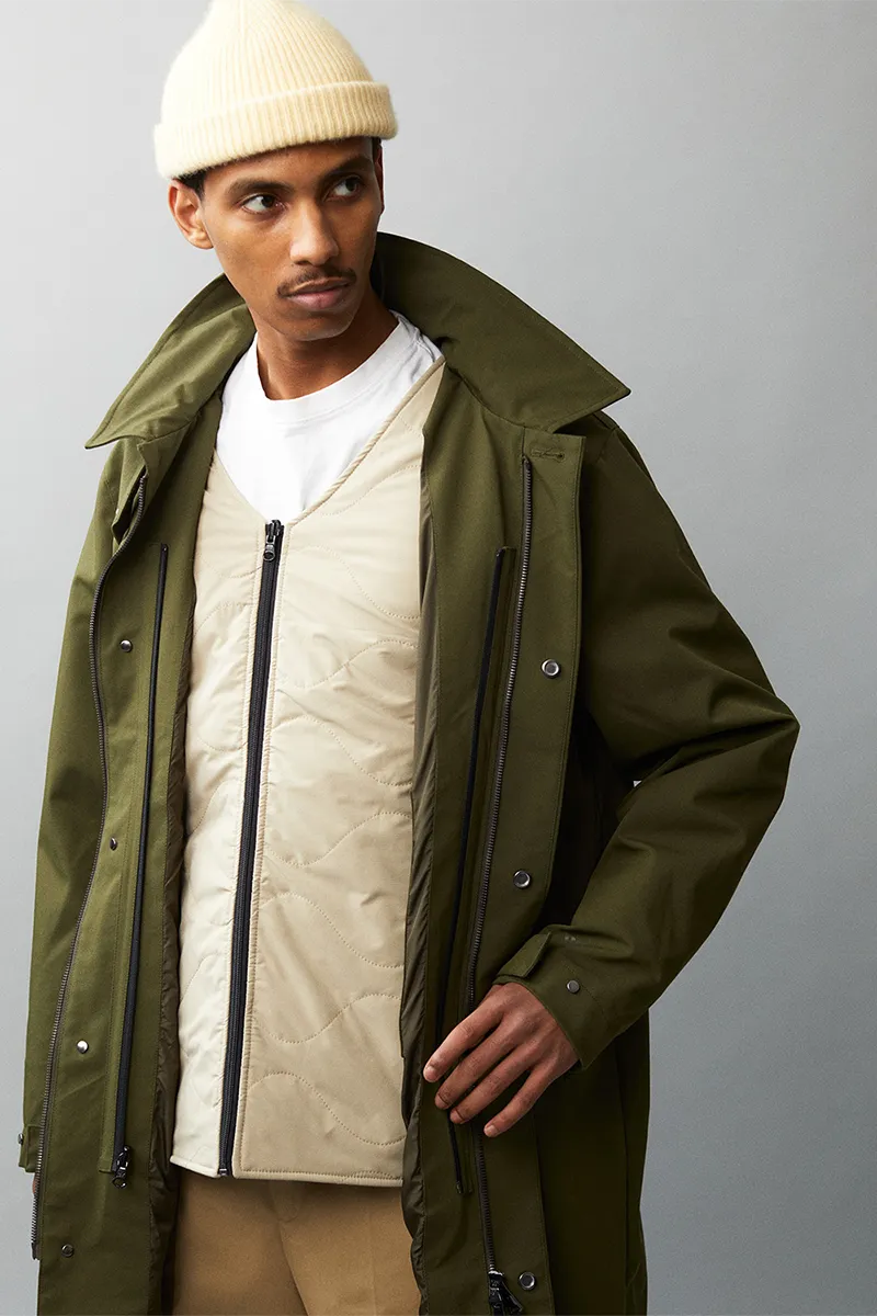 Long Dong Ninja Spina Liner Jacket - Army Edition (AW22)