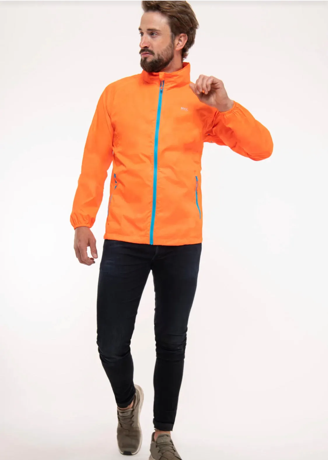 Mac In A Sac Adult Jacket Neon Orange