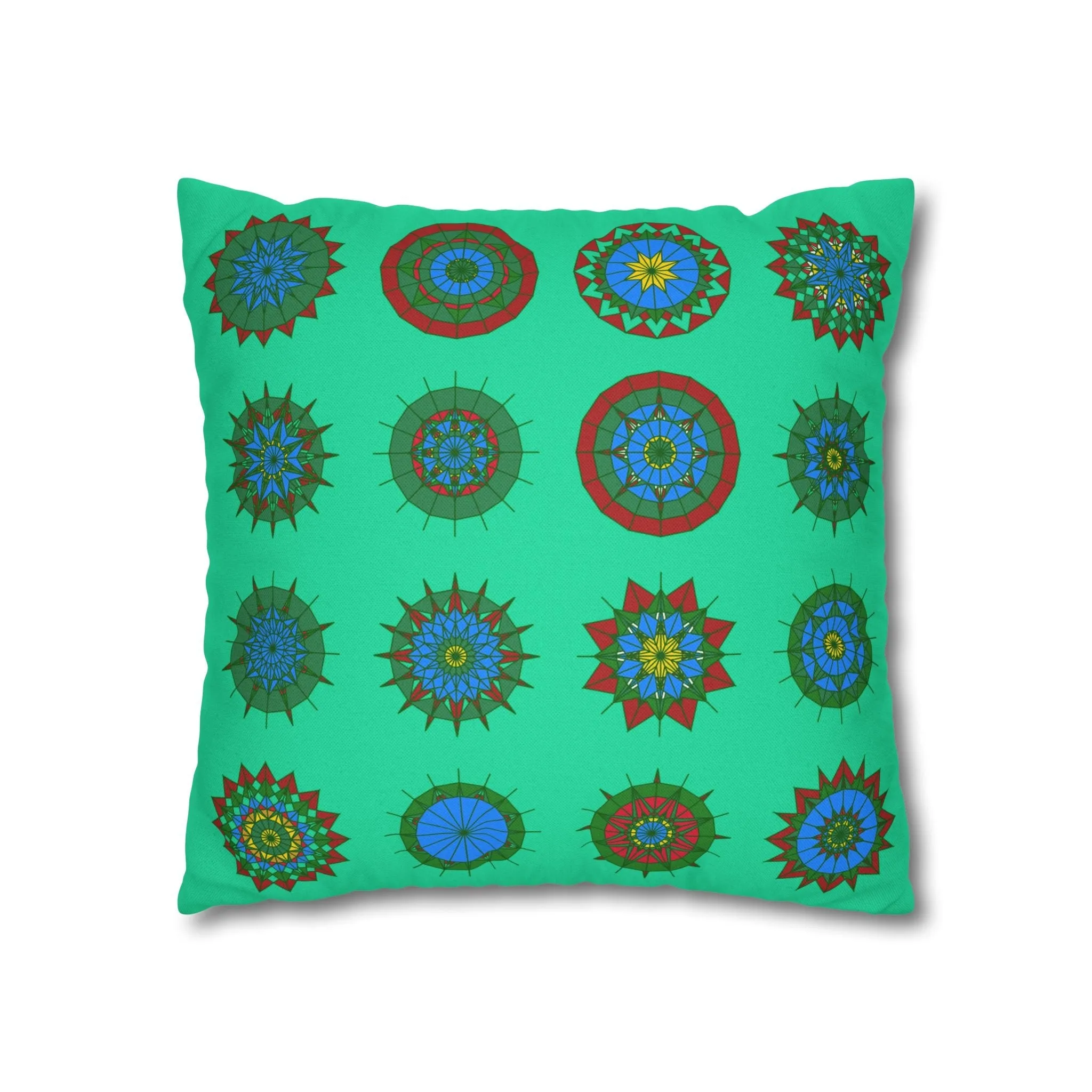 Mandala Art Christmas Pillowcase - Handmade Design