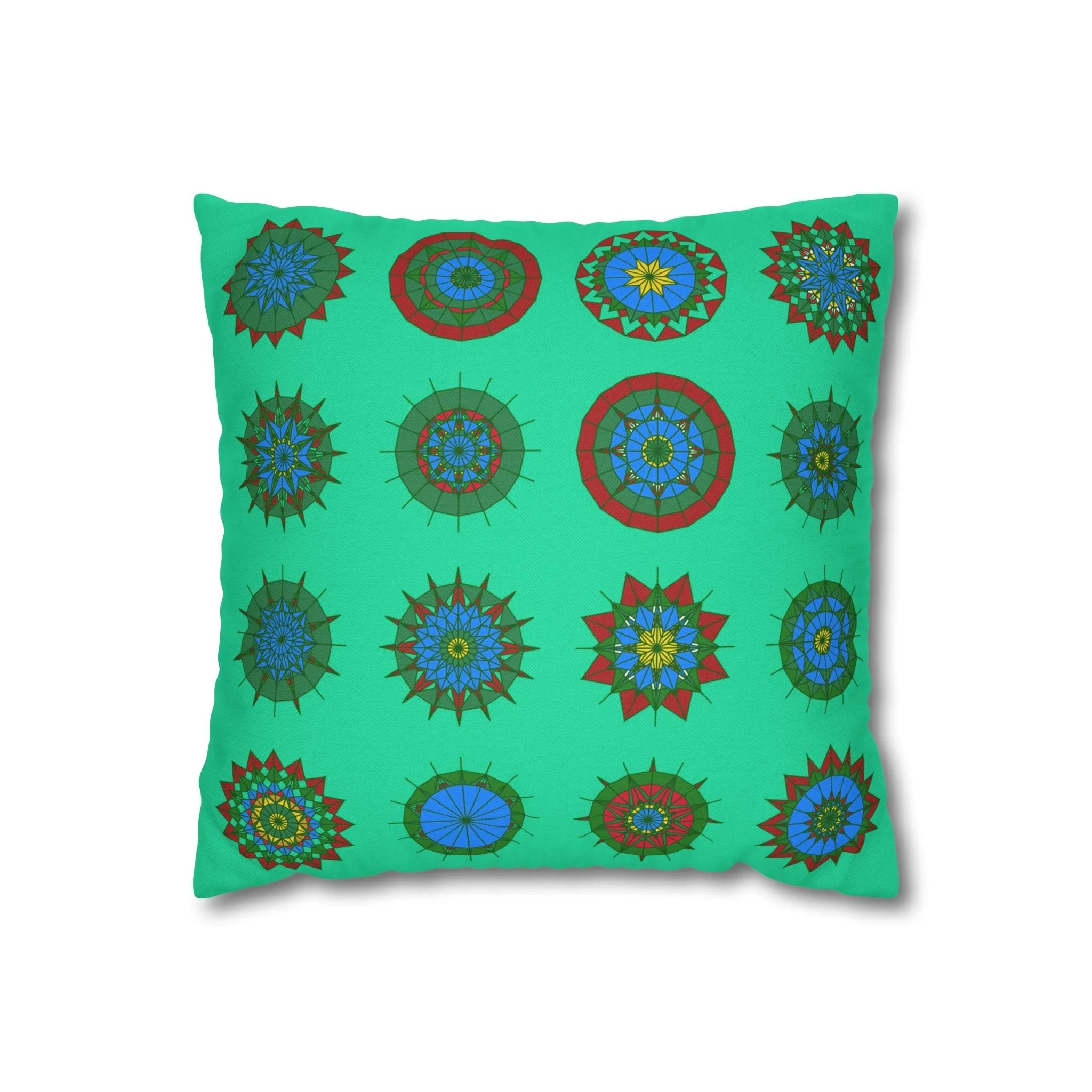 Mandala Art Christmas Pillowcase - Handmade Design