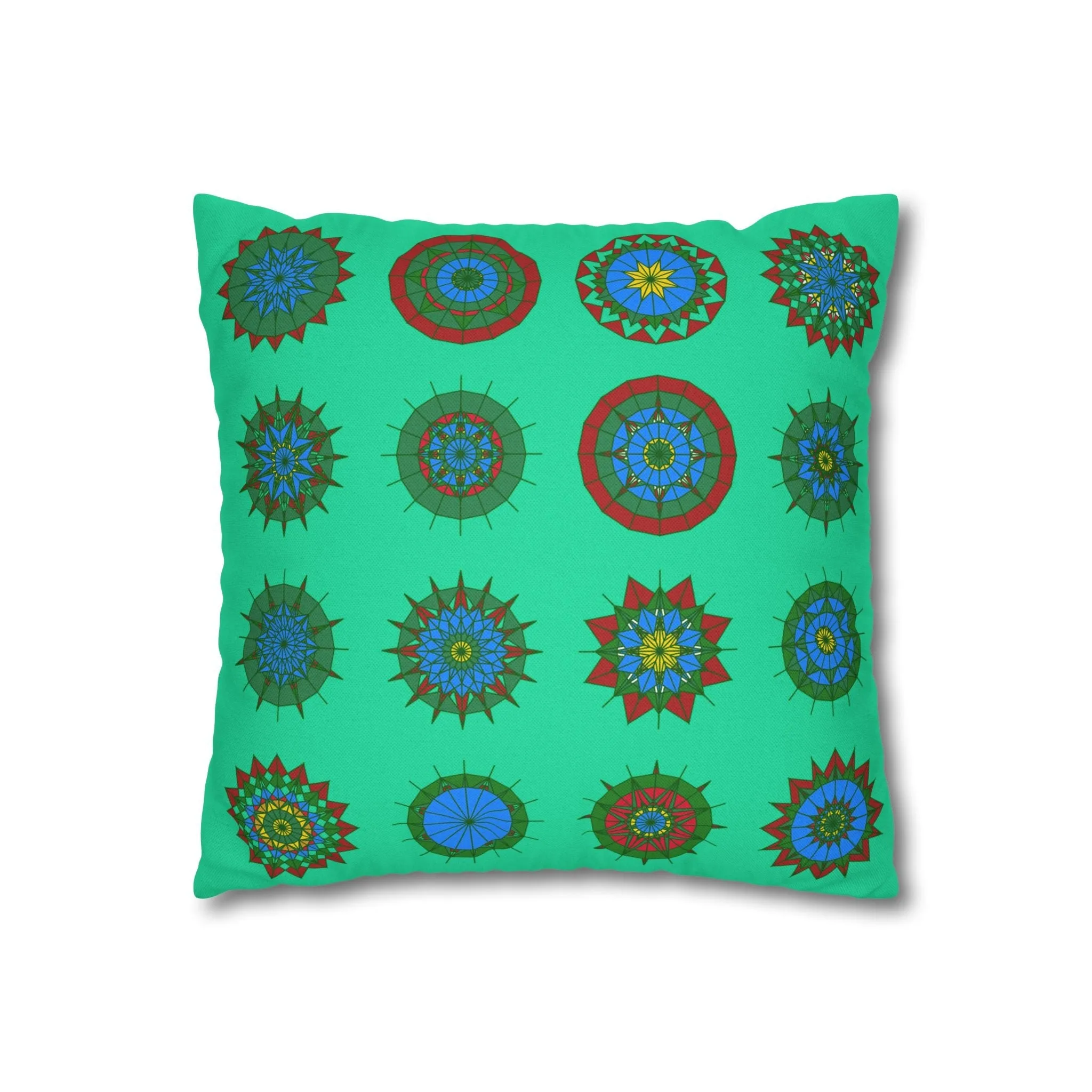 Mandala Art Christmas Pillowcase - Handmade Design