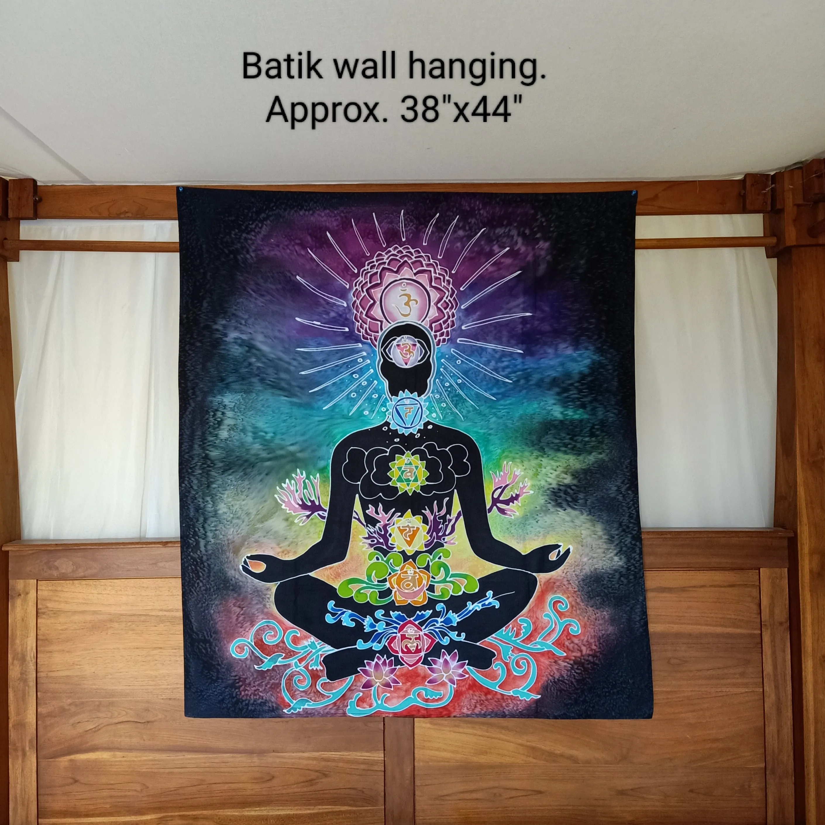 Meditating Chakra Batik