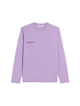 Mens 365 Midweight Long Sleeve T-shirt—Orchid Purple