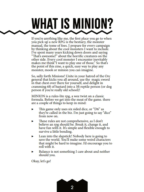 MINION RPG   PDF