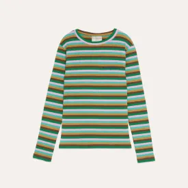 Multicolor Stripes Long Sleeve T-Shirt