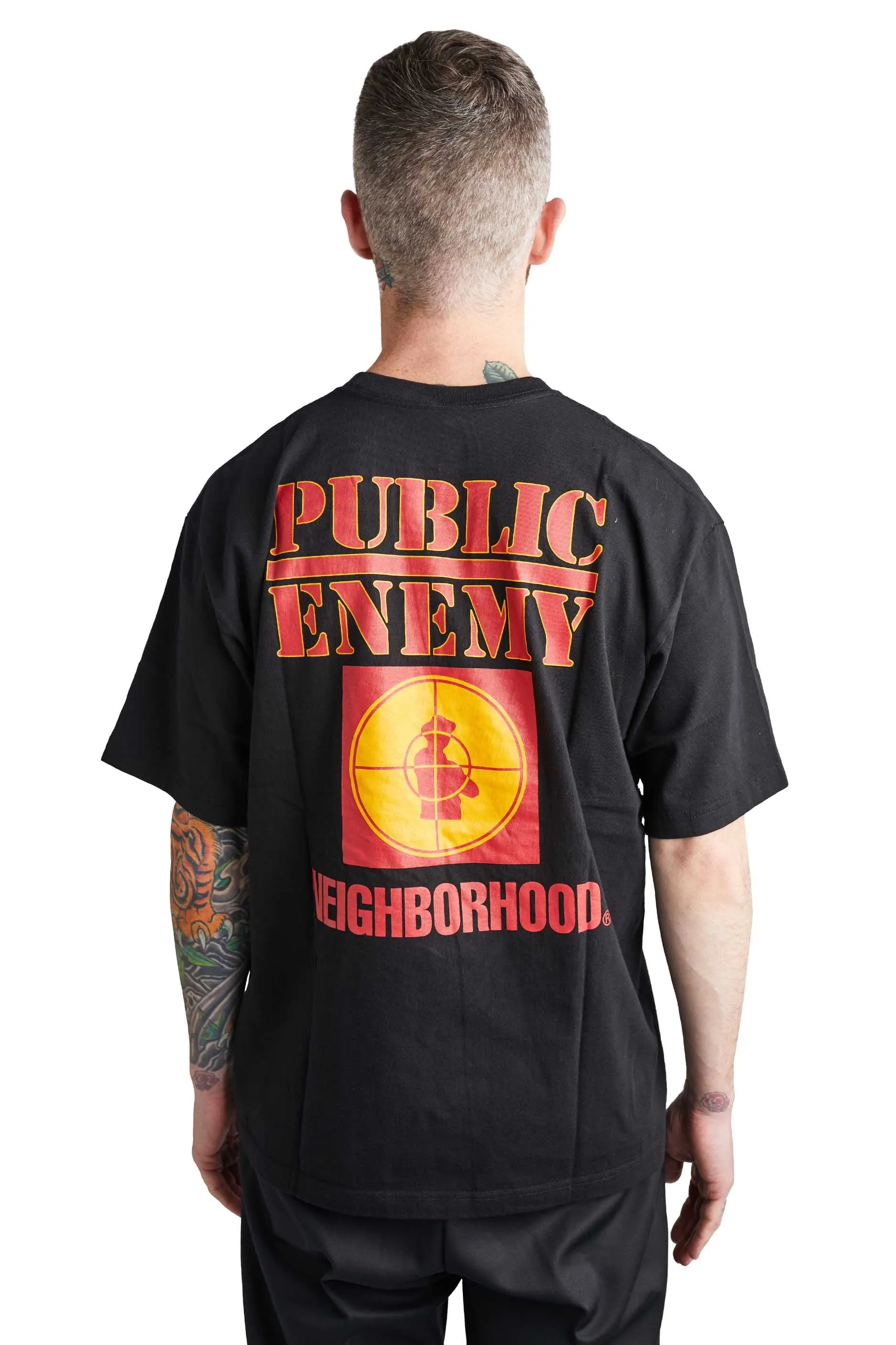 Neighborhood x Public Enemy Tee SS-1 'Black'