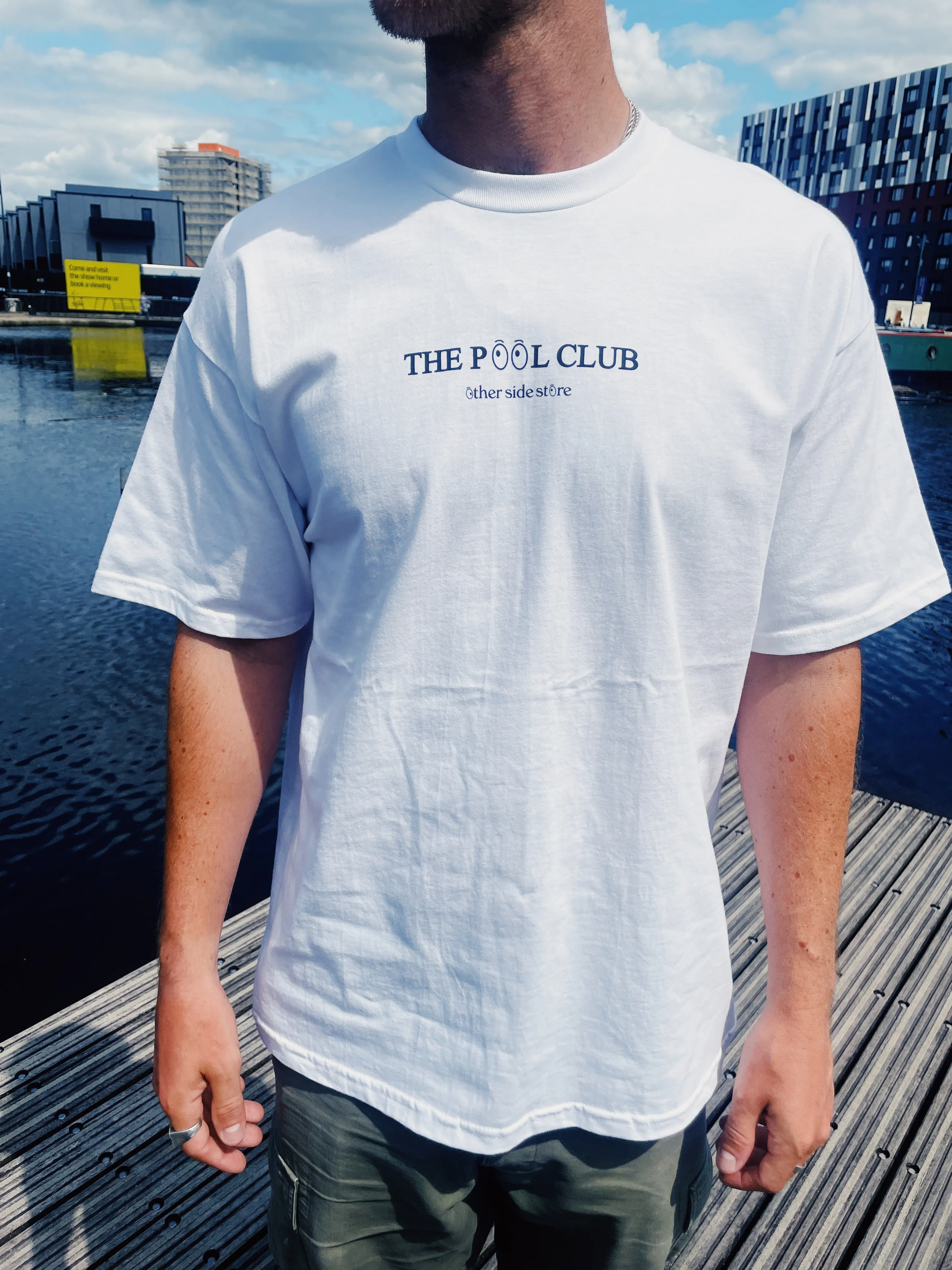 Other Side Store 'Pool Club' Tee - White