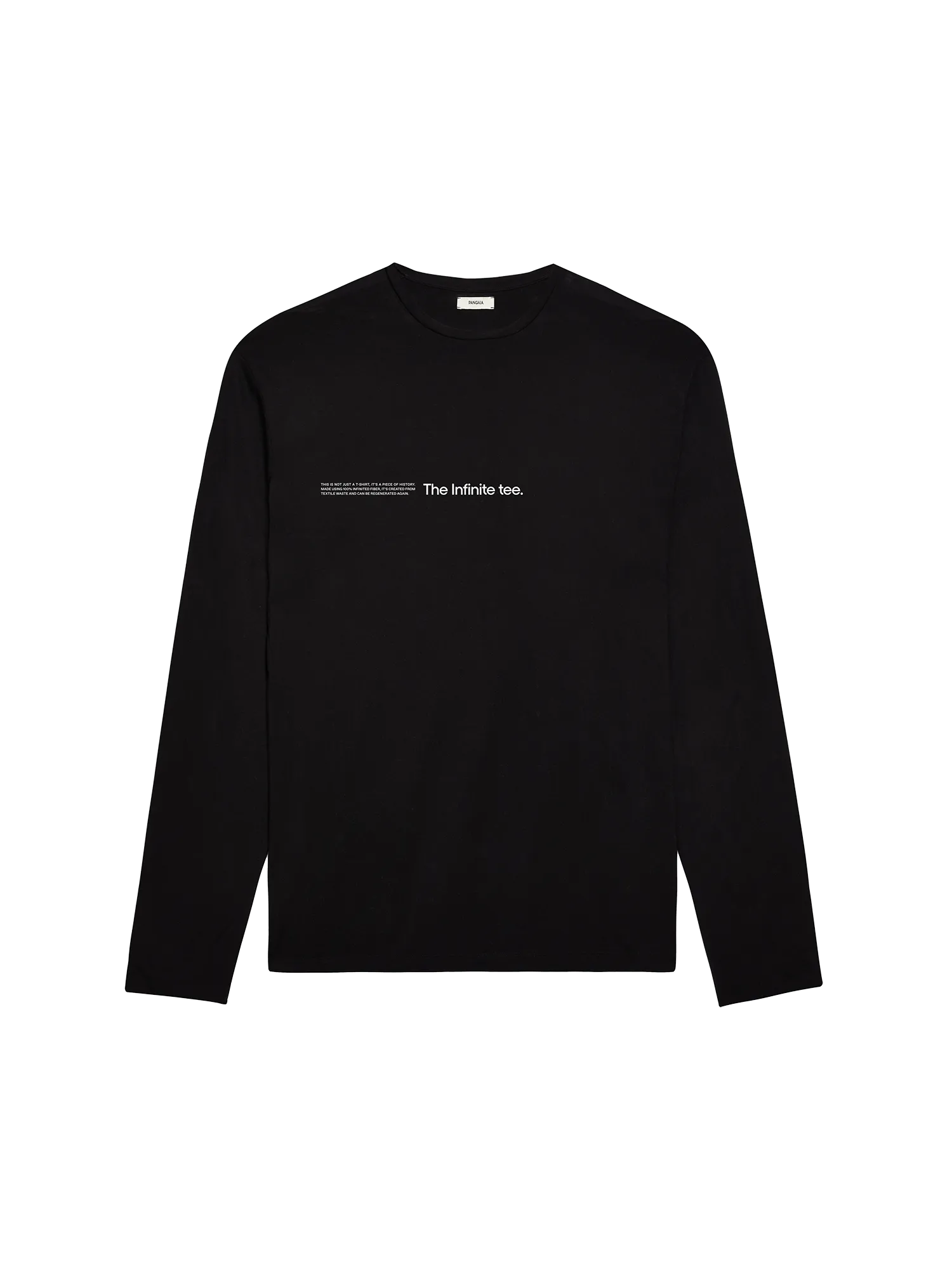 PANGAIA LAB Infinited Fiber Long Sleeve T-shirt—black