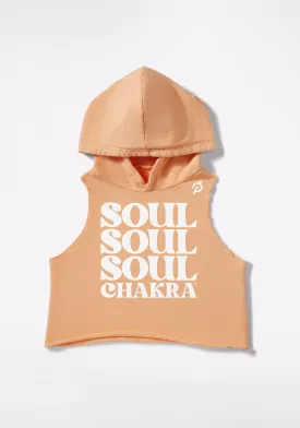 Peloton x Soul Chakra Sleeveless Cropped Hoodie