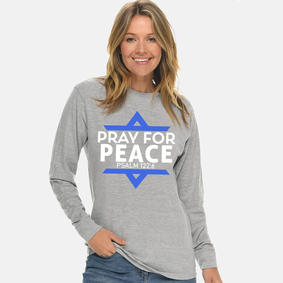 Pray For Peace Unisex Long Sleeve T Shirt