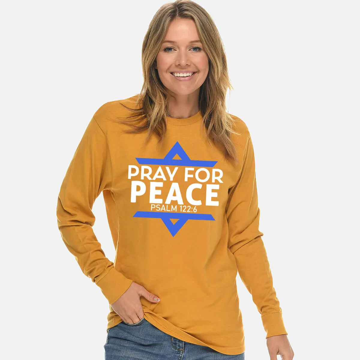 Pray For Peace Unisex Long Sleeve T Shirt