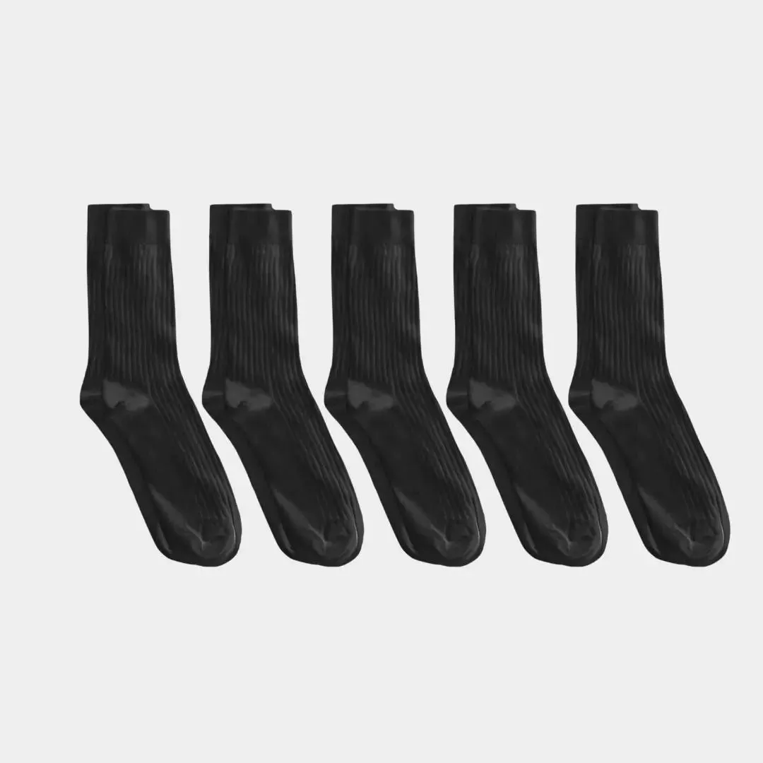 Pure (no dye) Ribbed Sock - 100% Organic Cotton