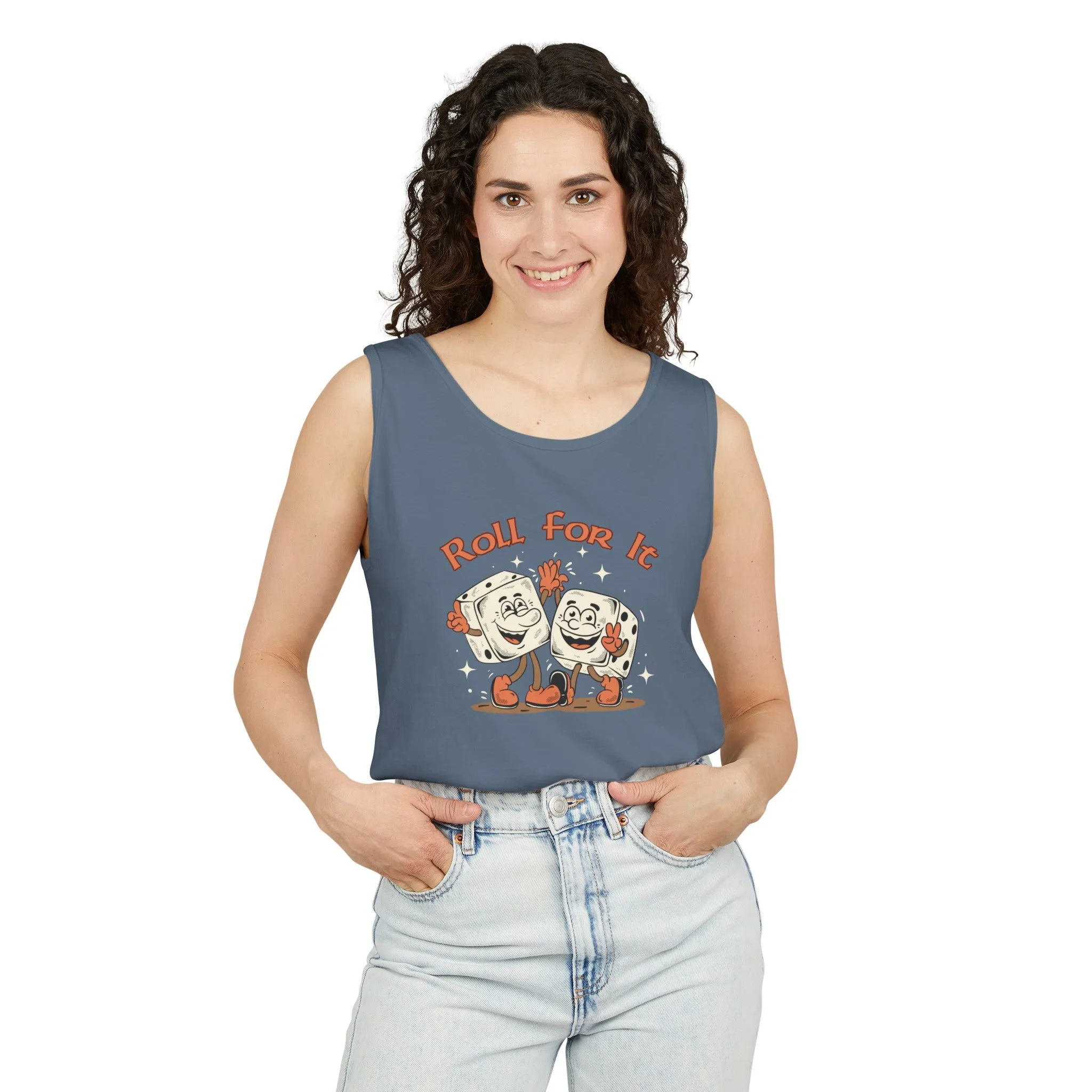 Roll for It - Comfort Colors - Dice Tank Top