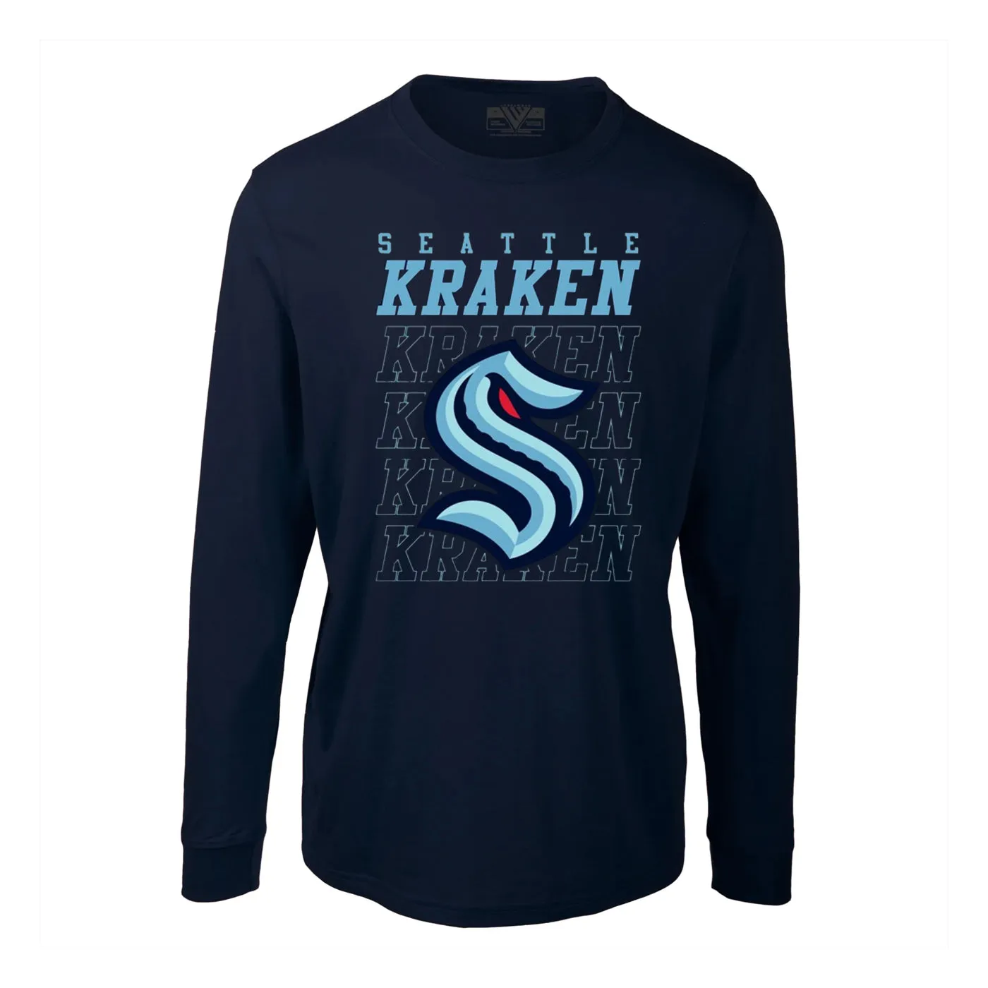 Seattle Kraken Down The Line Long Sleeve Tee