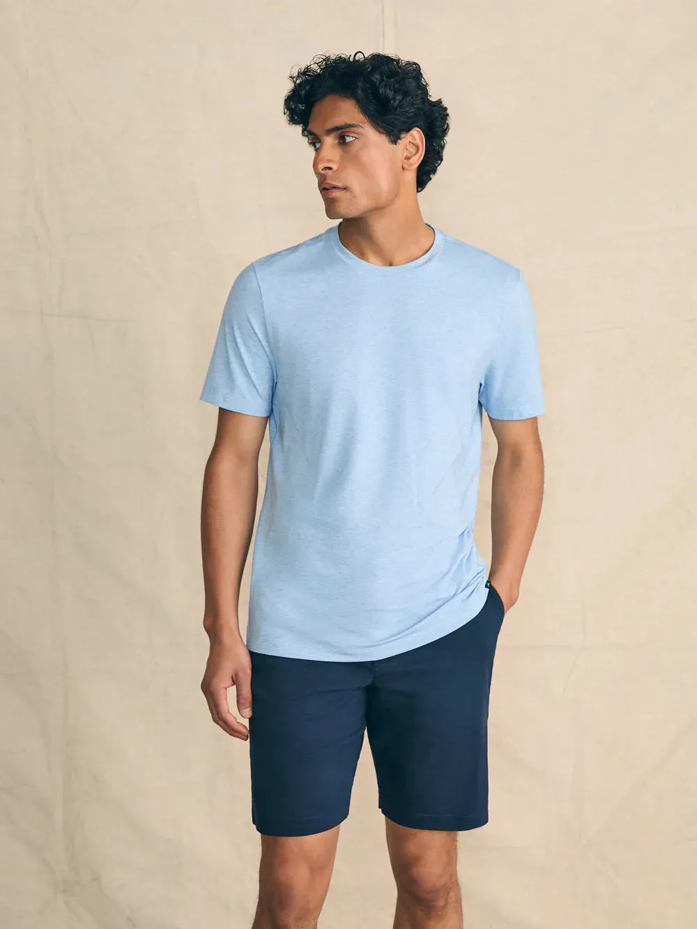 Short Sleeve Movement T-Shirt - Cardiff Blue Heather