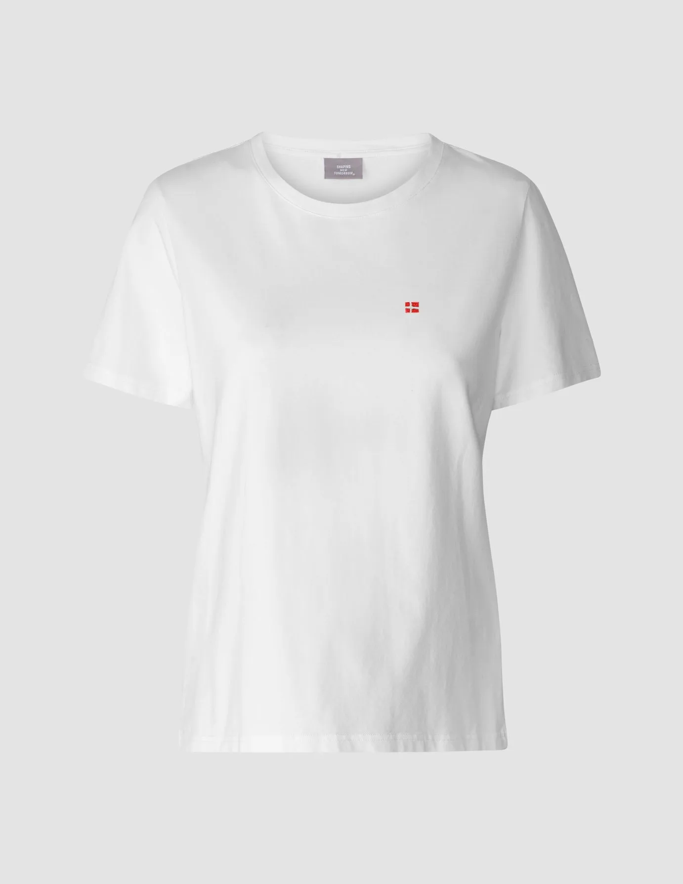 Supima DK Flag T-shirt White