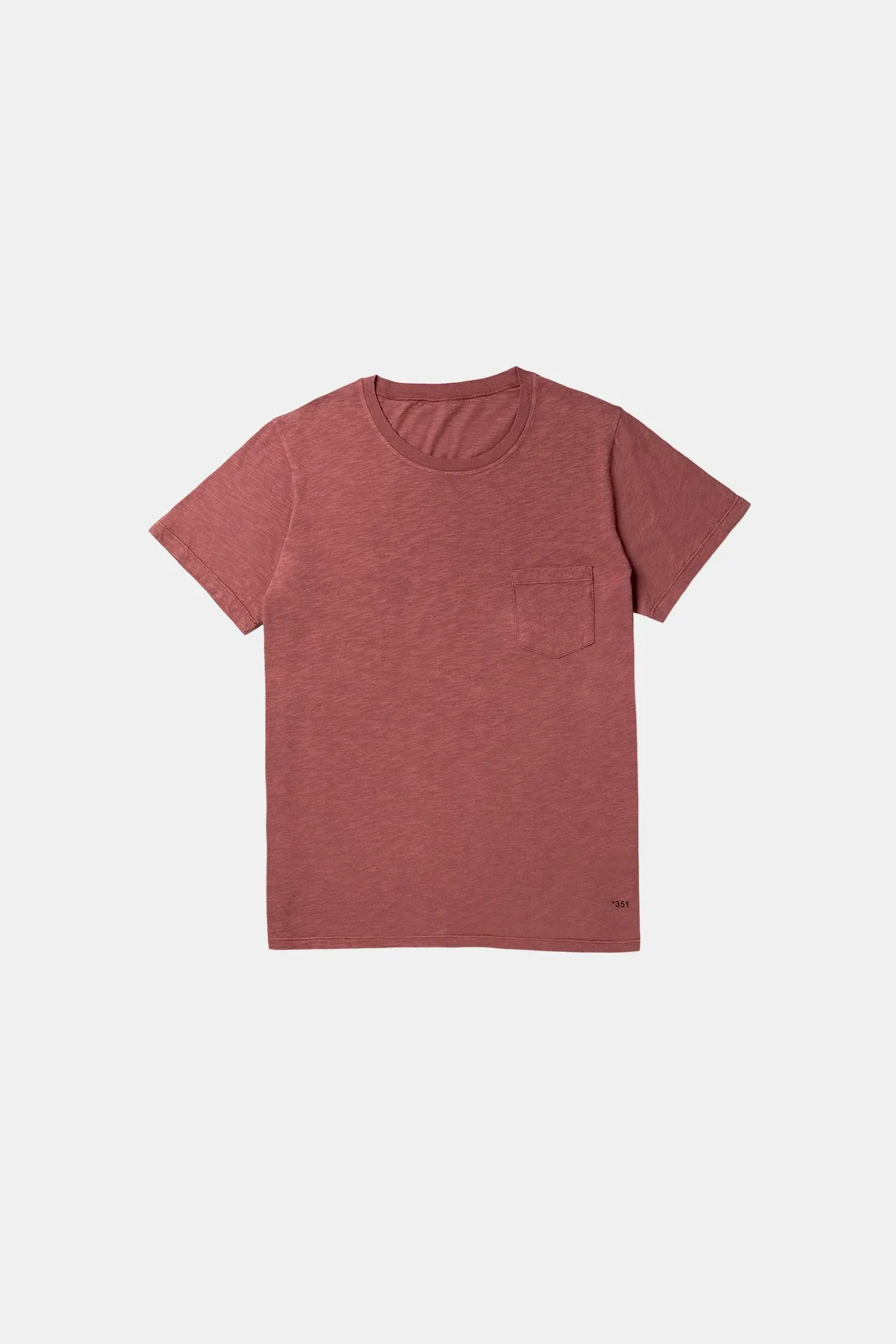 T-SHIRT REVERSIBLE RIB AUBERGINE