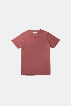 T-SHIRT REVERSIBLE RIB AUBERGINE