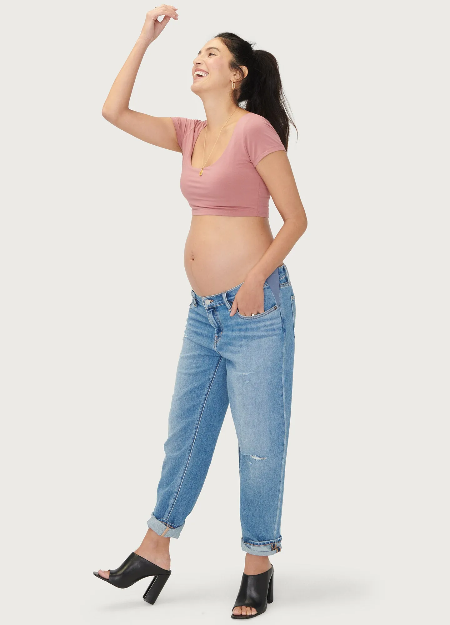 The Boyfriend Maternity Jean