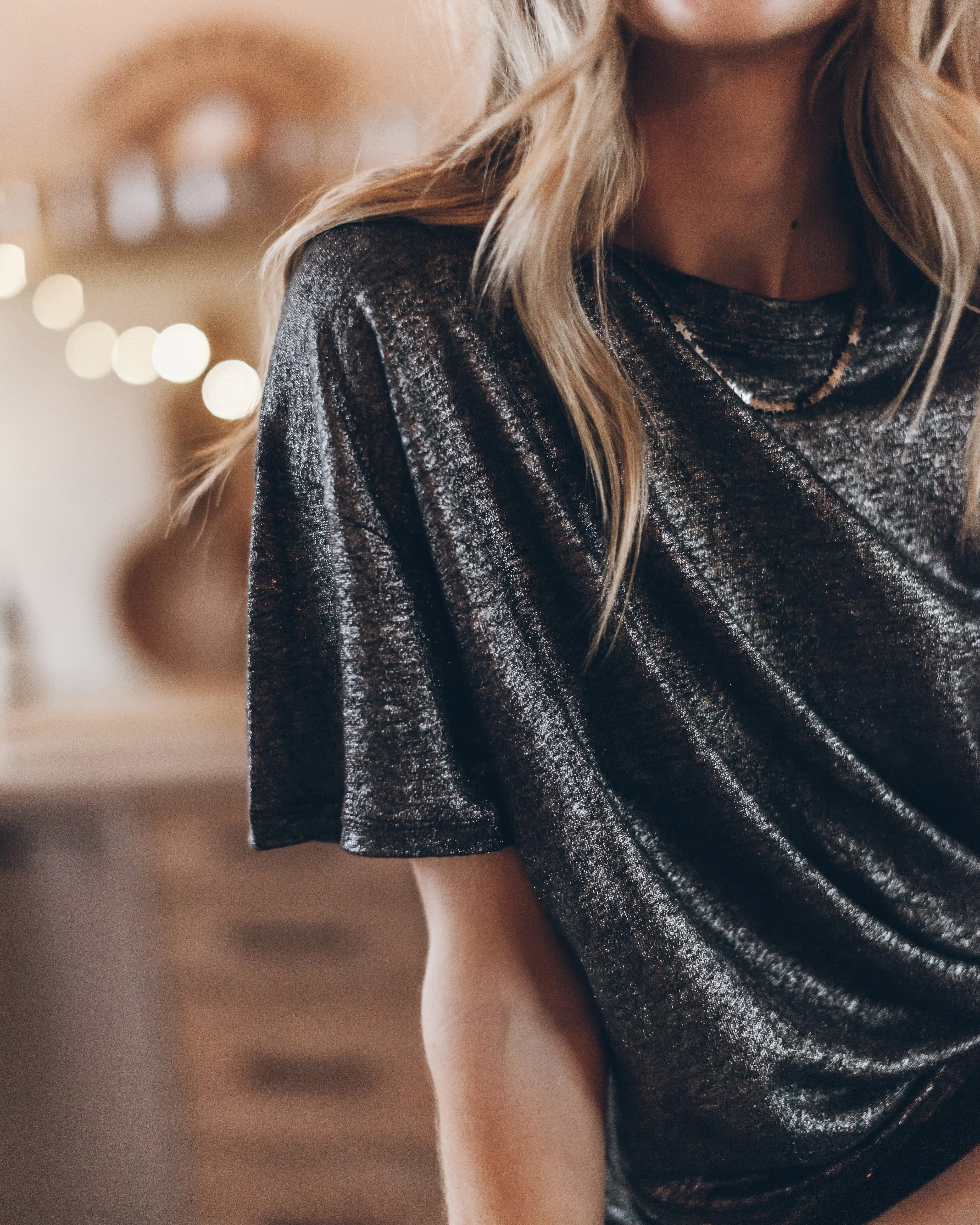 The Glitter Linen Base T-Shirt