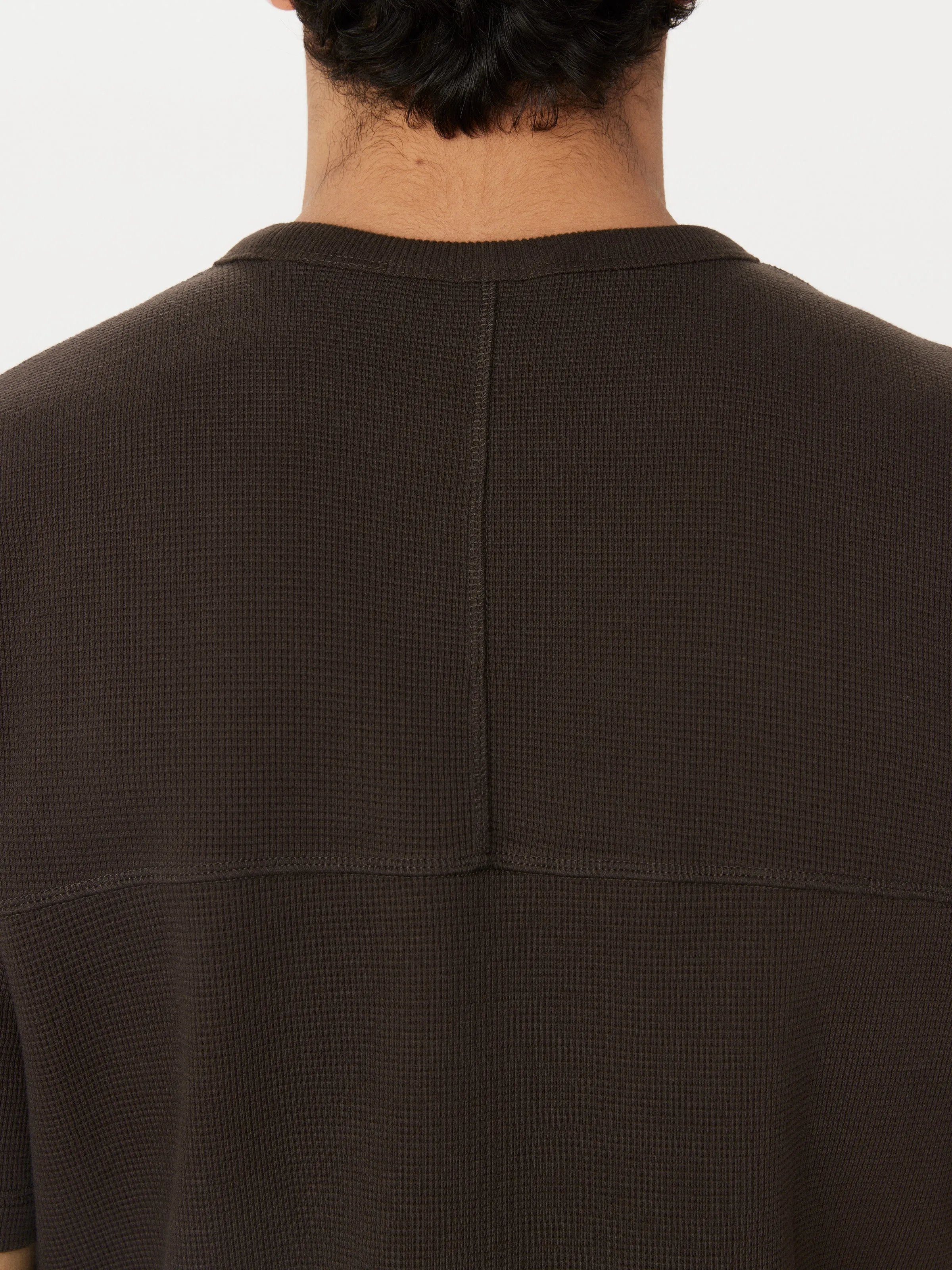 The Relaxed Waffle T-Shirt in Dark Chocolate