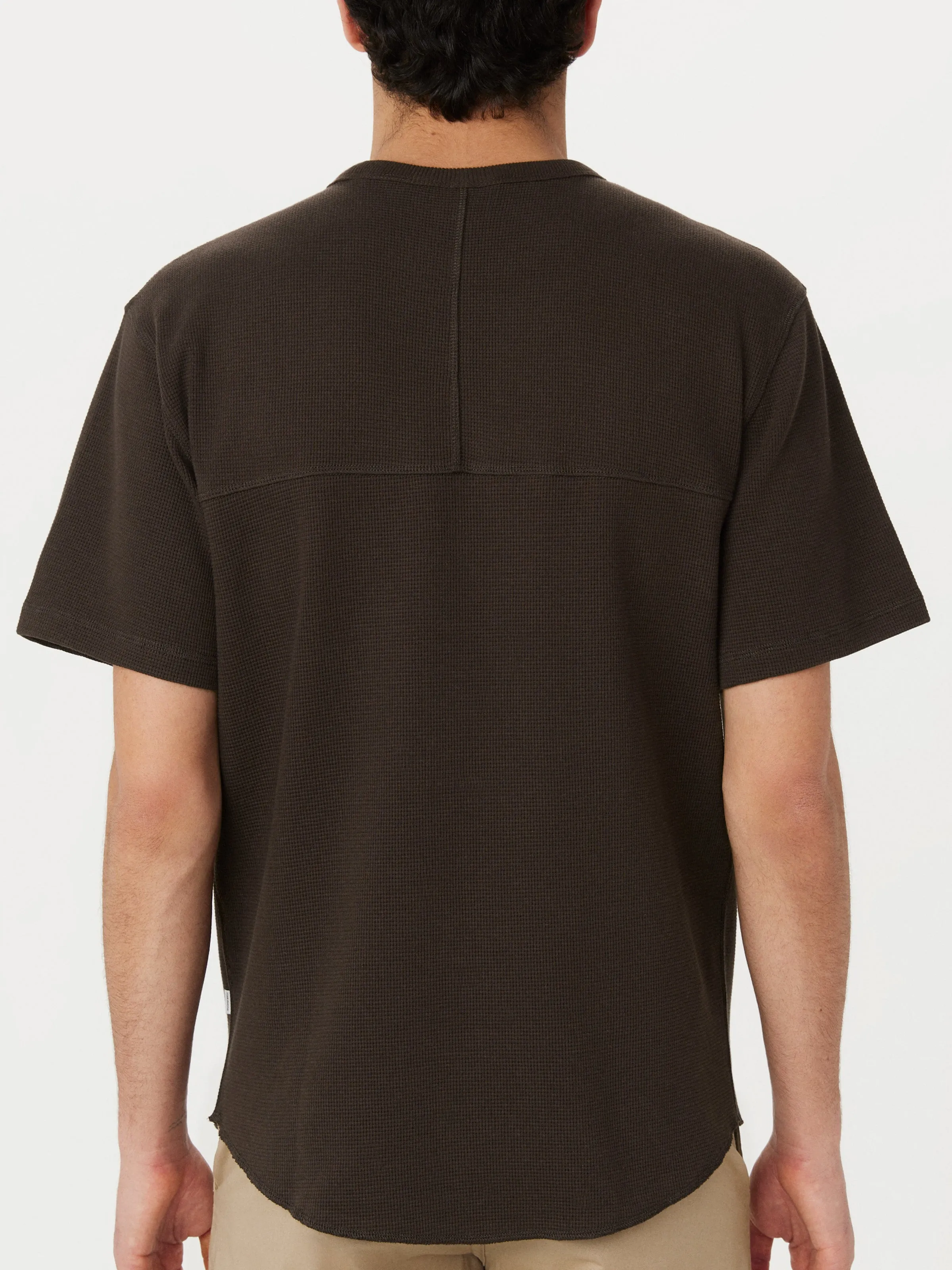 The Relaxed Waffle T-Shirt in Dark Chocolate