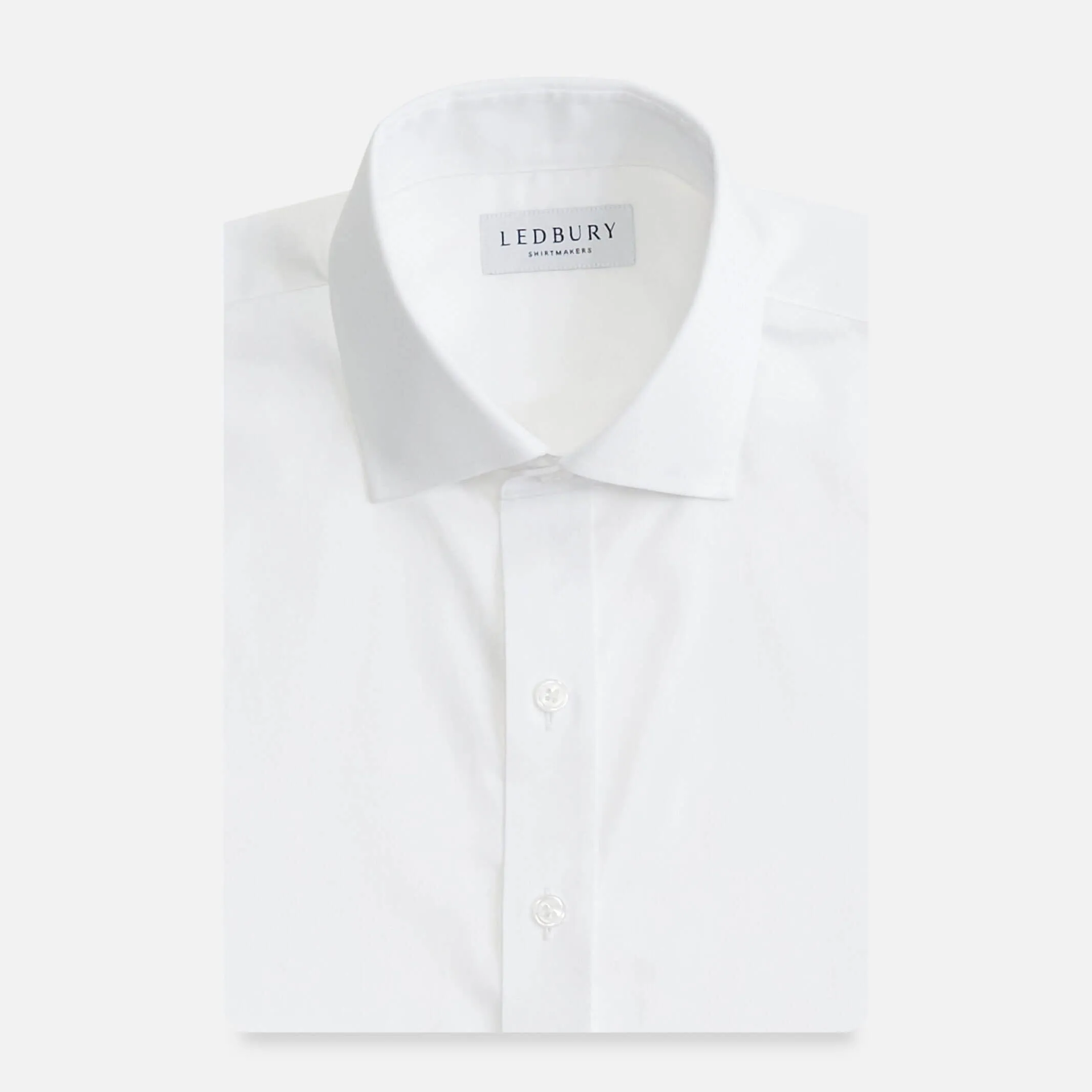 The White Winfield Fine Twill Dress Shirt