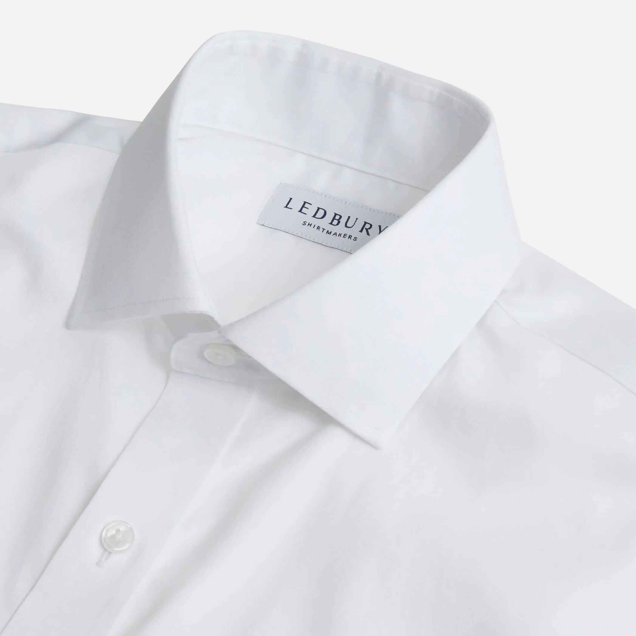 The White Winfield Fine Twill Dress Shirt