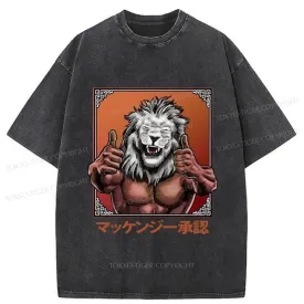 Tokyo-Tiger Danger 5: McKenzie Fan Art Washed T-Shirt