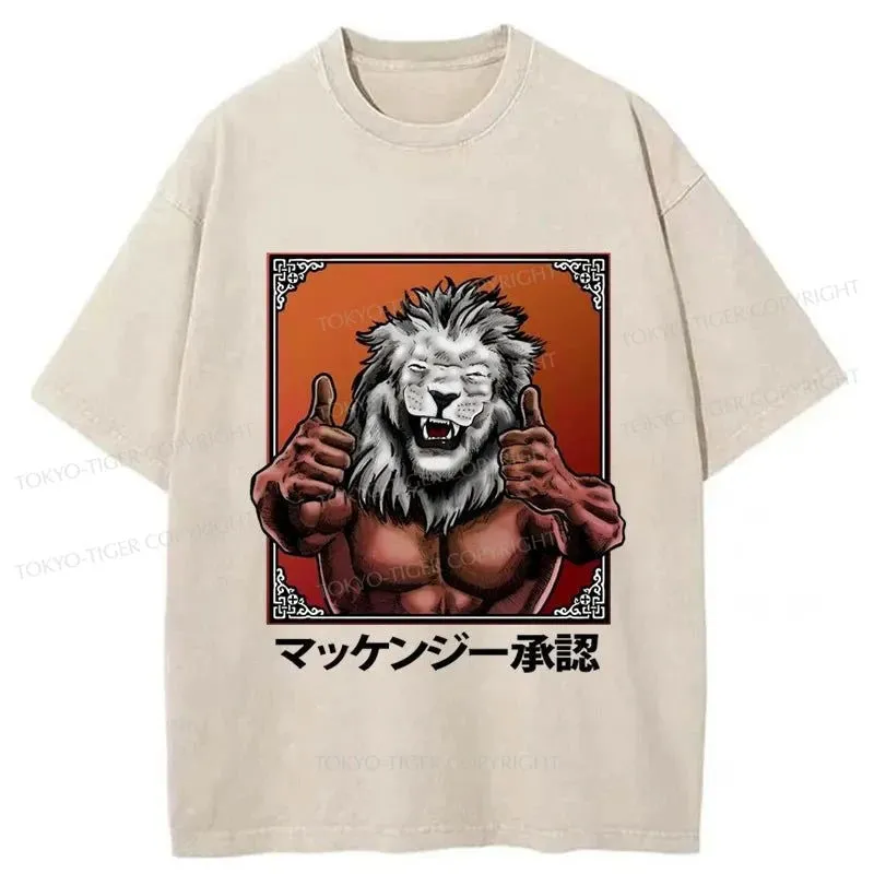 Tokyo-Tiger Danger 5: McKenzie Fan Art Washed T-Shirt