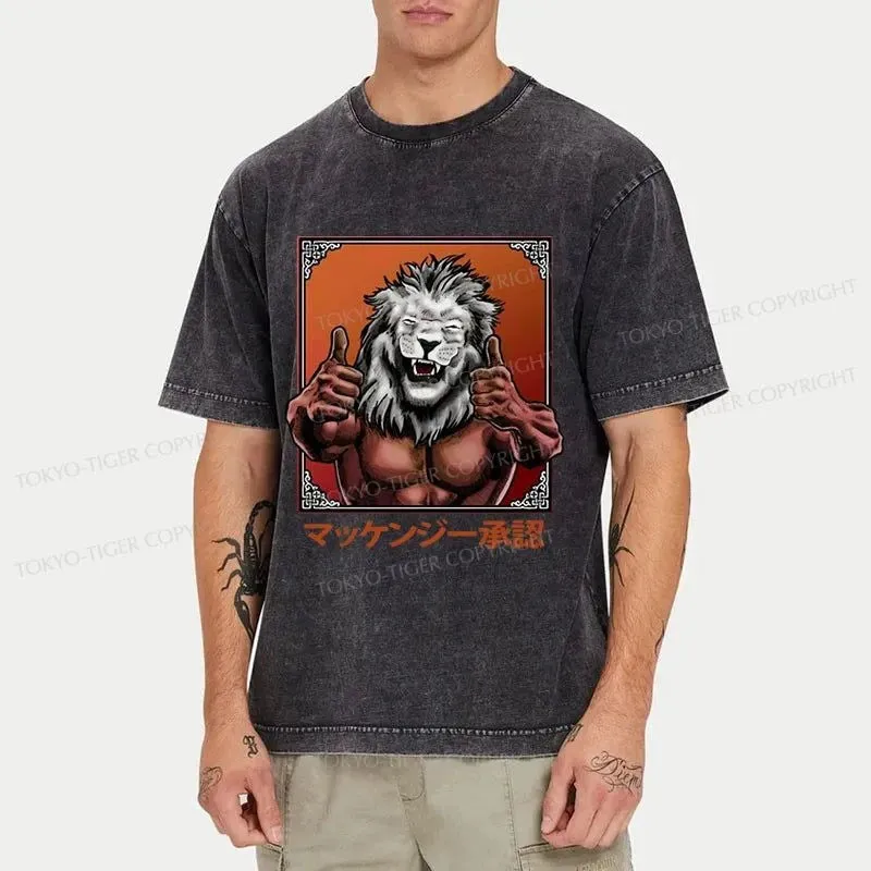 Tokyo-Tiger Danger 5: McKenzie Fan Art Washed T-Shirt