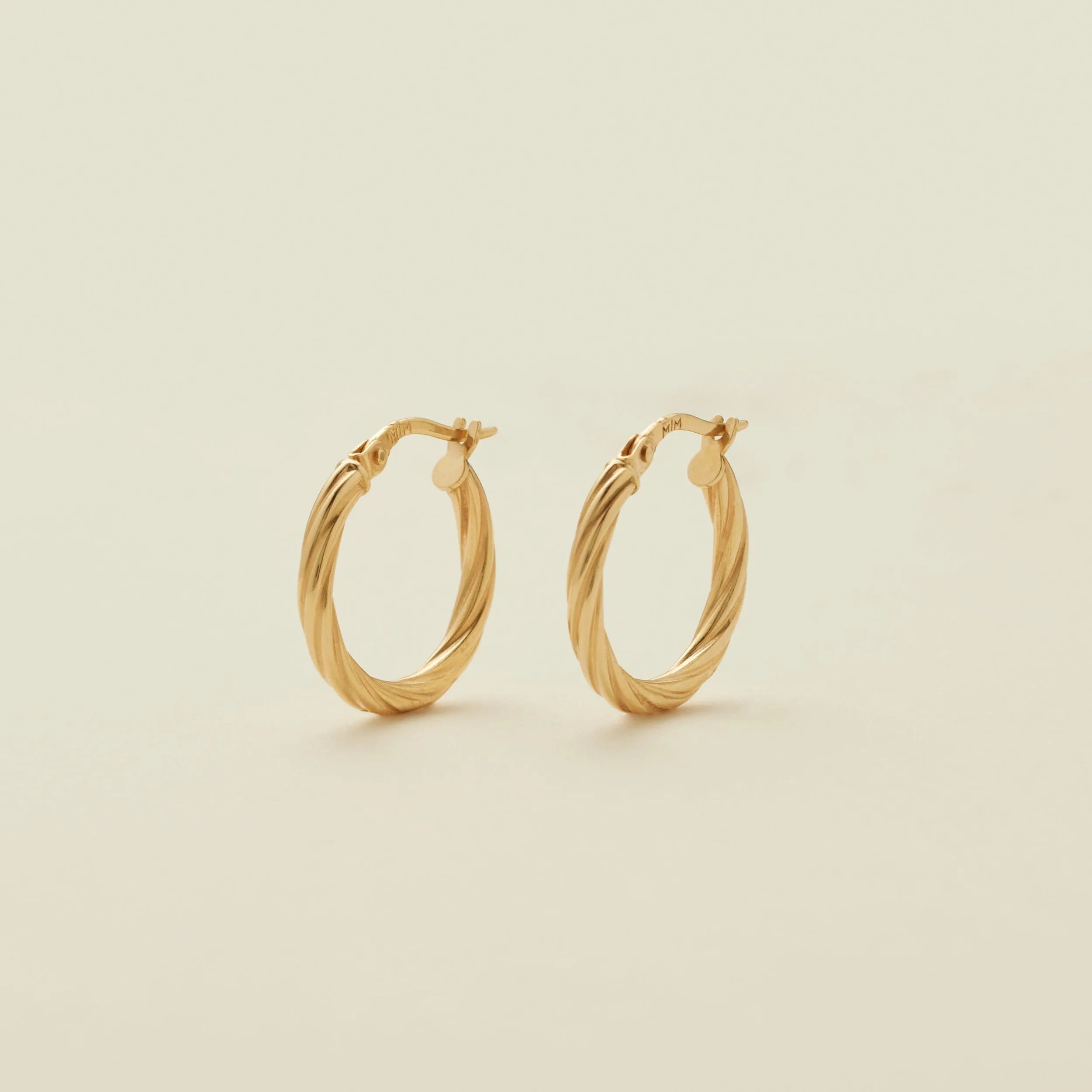 Twisted Hoop Earrings