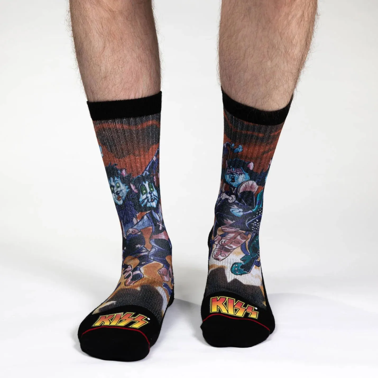 Unisex KISS Cartoon Socks