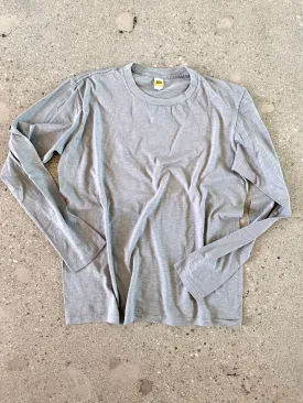 Velva Sheen Grey Regular Long Sleeve Tee