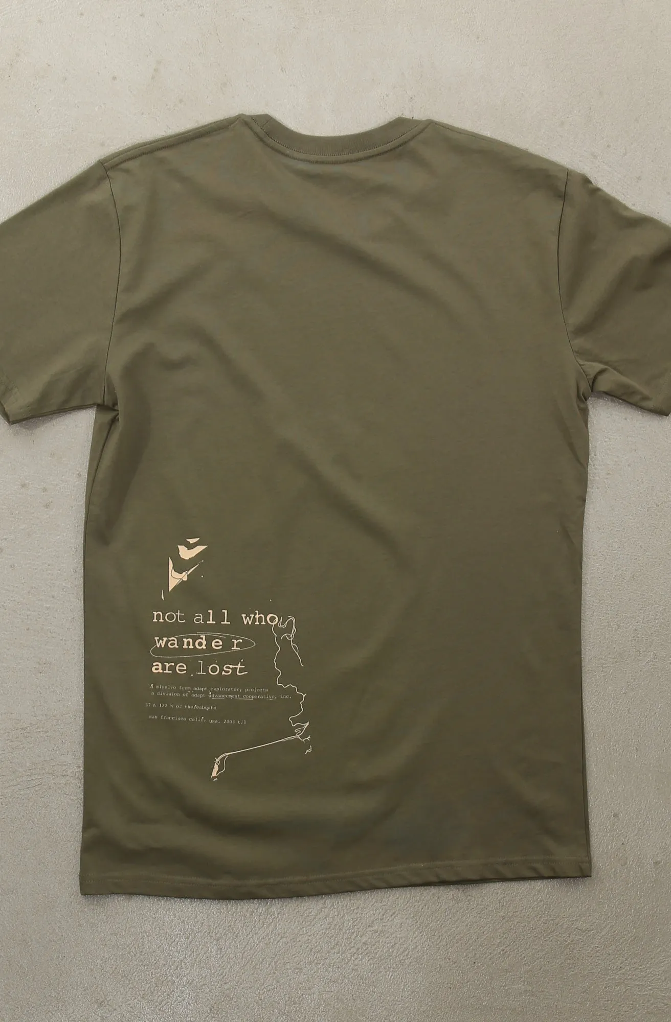 Wander (Men's Army A1 Tee)