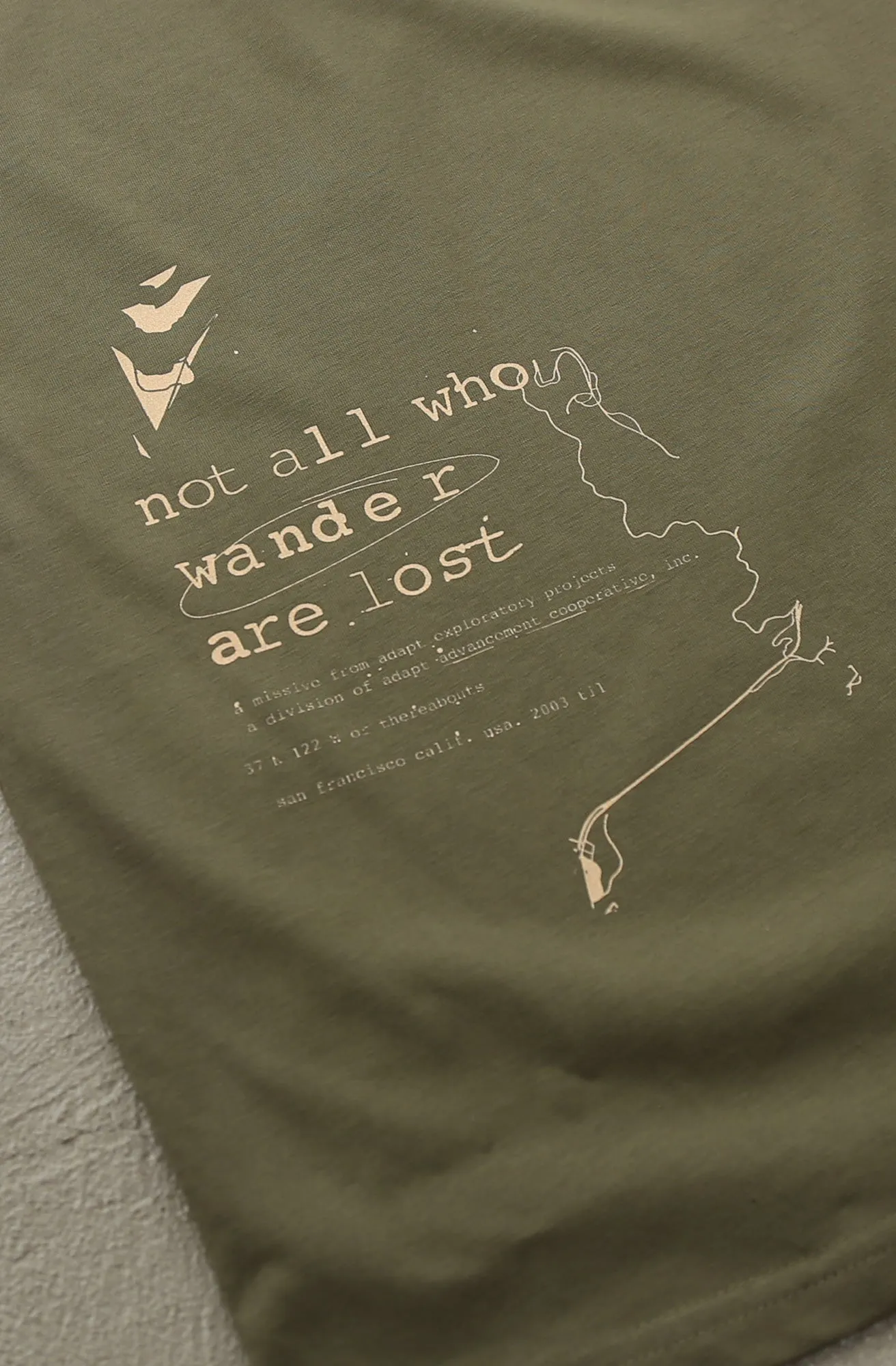 Wander (Men's Army A1 Tee)