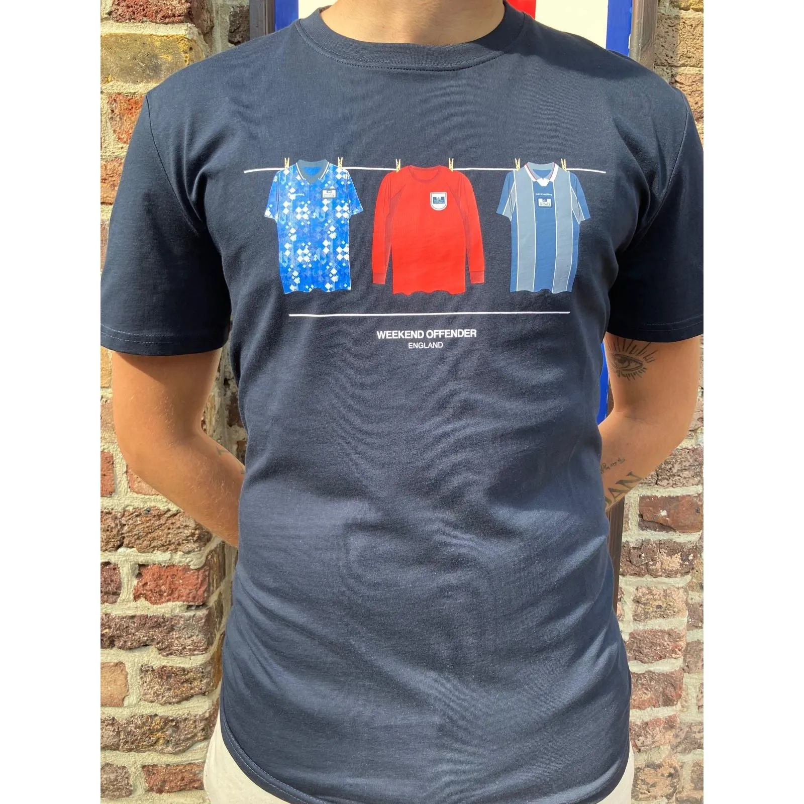 Weekend Offender - England Away Navy - T-Shirt