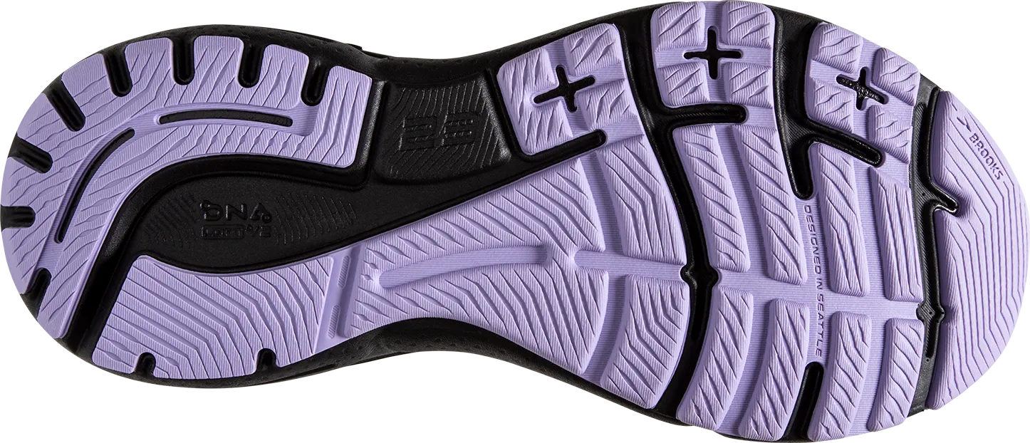 Women's Adrenaline GTS 23 WIDE (039 - Grey/Black/Purple)